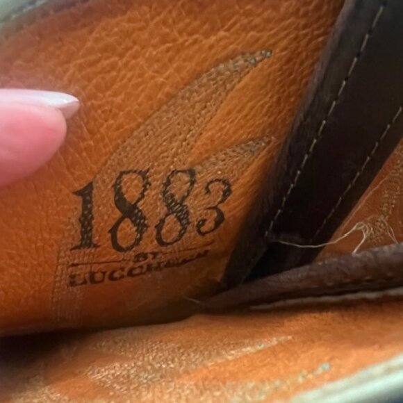 Lucchese 1883 Boots in Tan/Light Green/Brown/Teal, Size 7.5 B - Picture 12 of 12